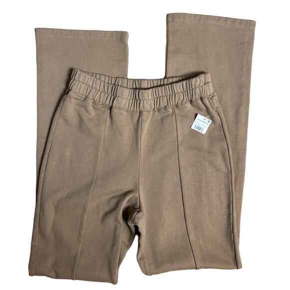 Good‎ American Essentials Front Seam Split Flare Sweats in Putty Size Large - Picture 8 of 12